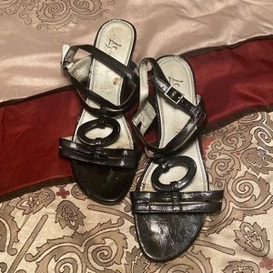 Life Stride Black Dress Shoes